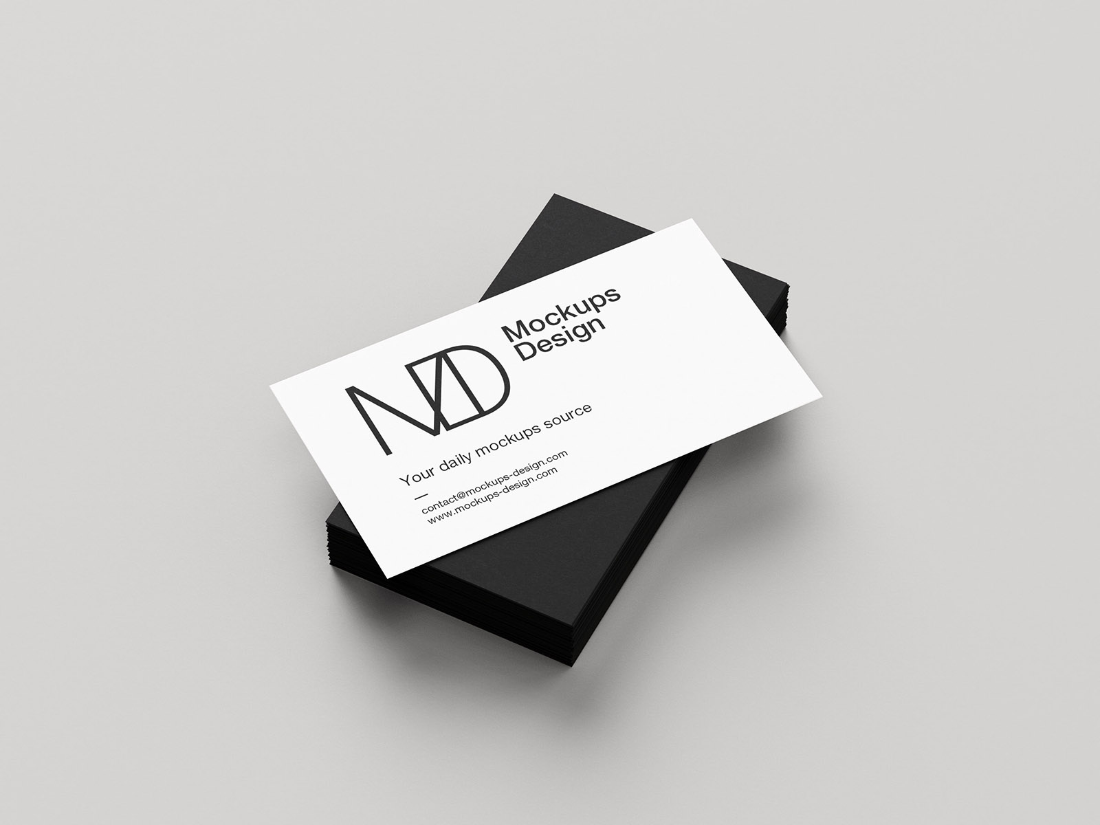 Mockups de cartes de visite professionnelles